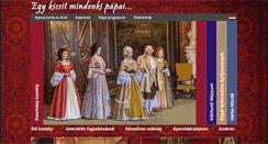 Desktop Screenshot of esterhazykastely.papa.hu
