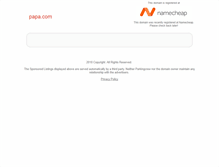 Tablet Screenshot of papa.com